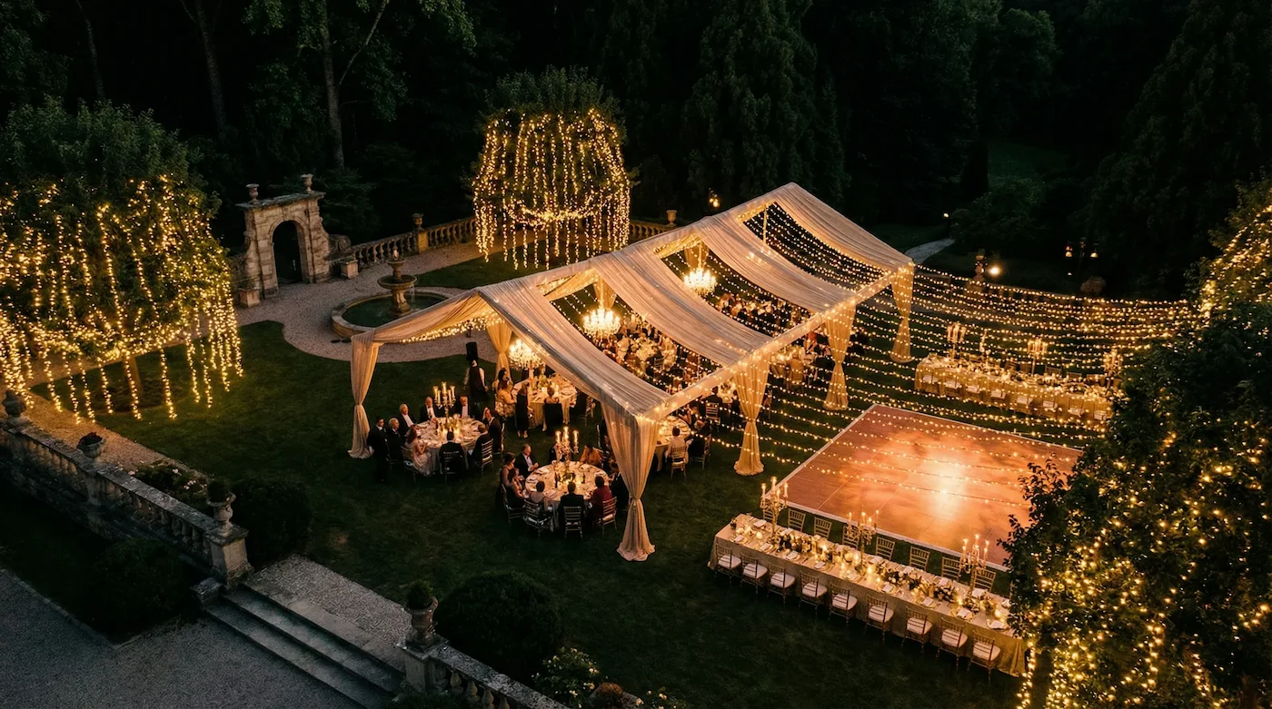 Snimanje venčanja dronom